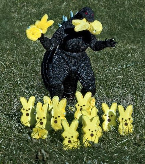 491x556, 85 Kb / годзилла, заяц