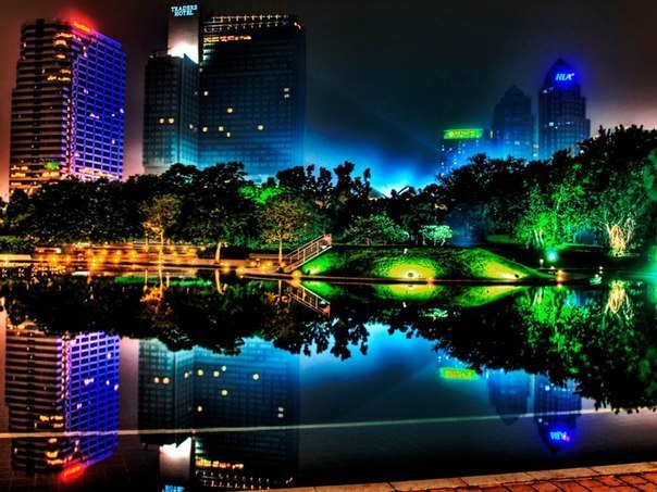 604x453, 84 Kb / город, ночь