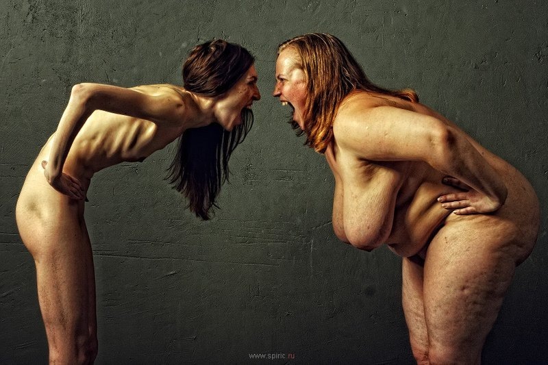 800x533, 122 Kb / худая, толстая, спорят