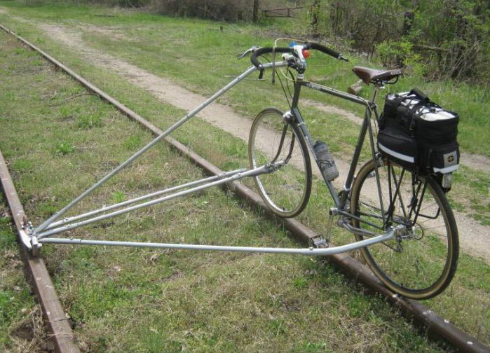 699x504, 173 Kb / велосипед, рельсы