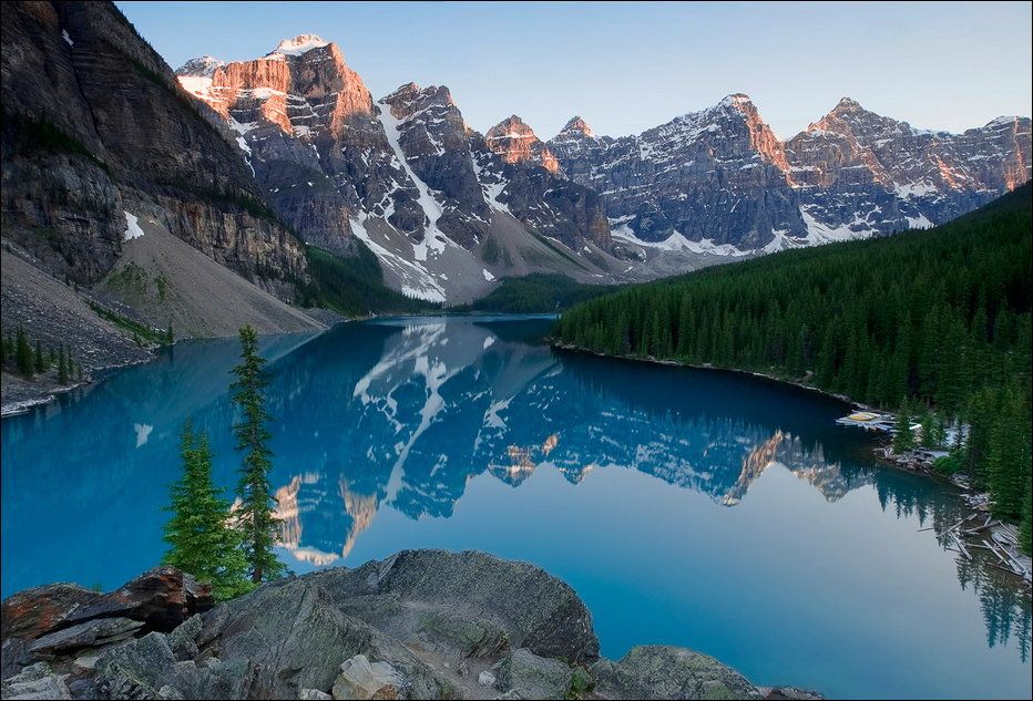 932x633, 137 Kb / горы,вода,деревья,камни