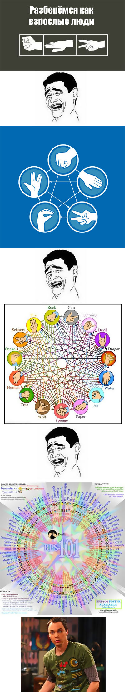400x2200, 216 Kb / камень, ножницы, бумага, шелдон, спок