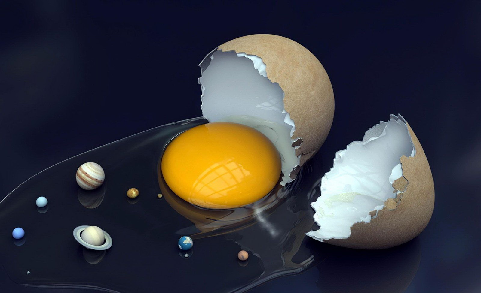 1600x976, 178 Kb / яйцо, желток, планеты, солнце, солнечная система