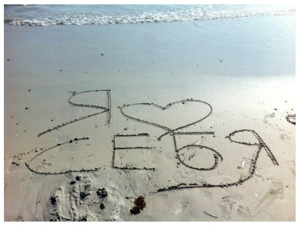 617x464, 89 Kb / люблю, себя, песок, прибой