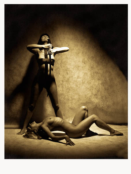 454x600, 59 Kb / Девушки, меч, фото