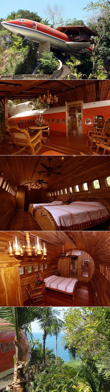 367x1300, 262 Kb / самолет, аэроплан, Коста-Рика, самолет, отель