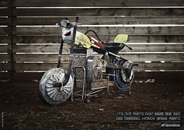 600x424, 96 Kb / хонда, запчасти, реклама, мотоцикл