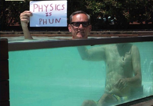 604x421, 41 Kb / физика, бассейн, вода, преломление