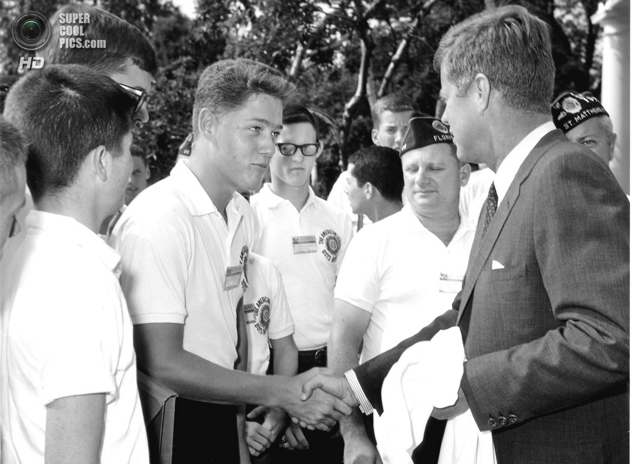 1230x902, 467 Kb / клинтон, кеннеди, колледж, рукопожатие, президенты