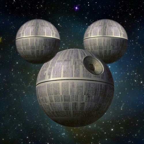 500x500, 56 Kb / star wars, звезда смерти, микки маус, mickey mouse