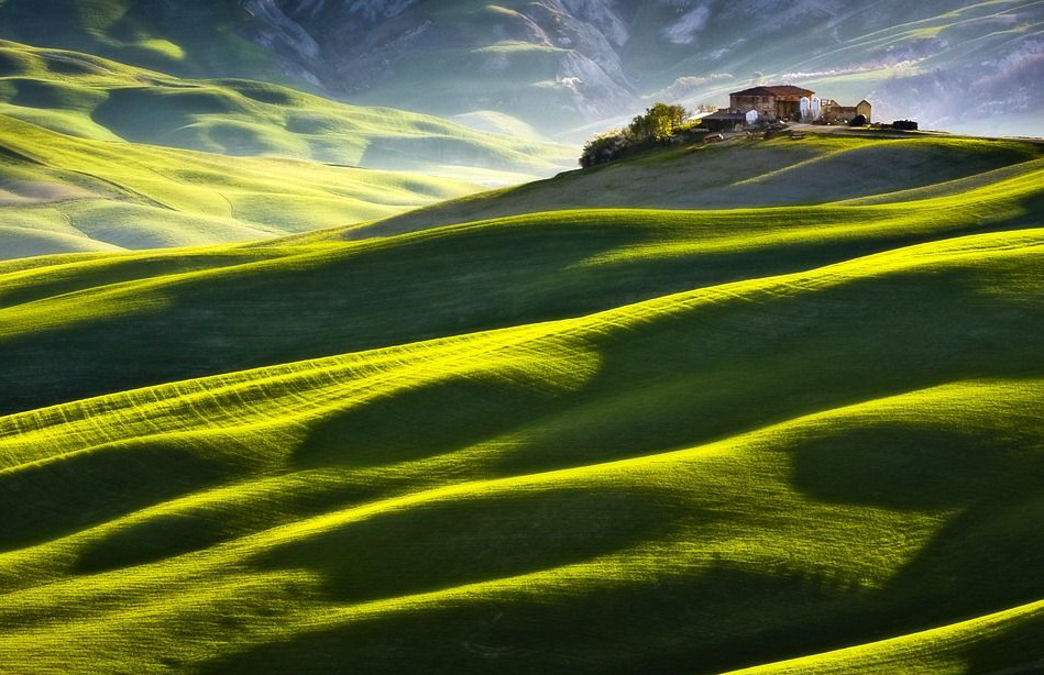 949x614, 214 Kb / италия, ландшафт, пейзаж, зелень, трава