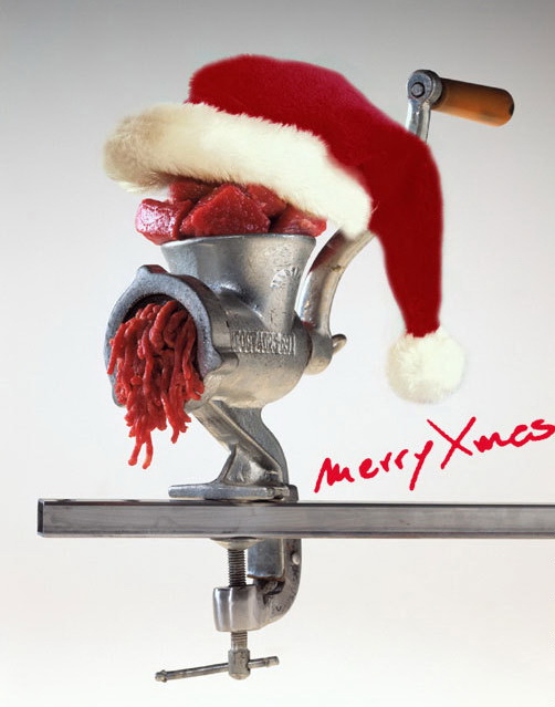 502x639, 72 Kb / санта, кристмас, мясорубка, шапка