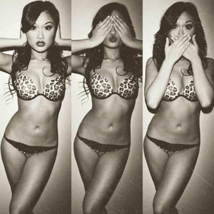 700x700, 75 Kb / азиатка, не слышу, не вижу, не говорю