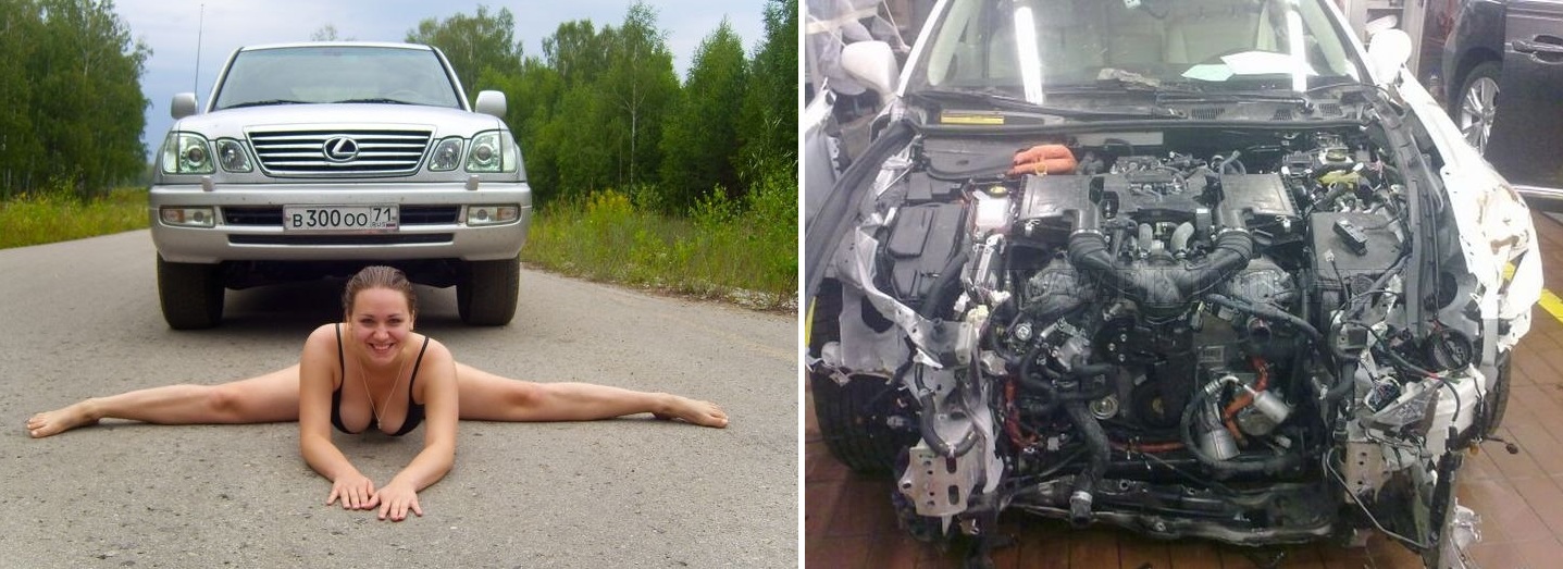 1437x523, 274 Kb / девушка, машина