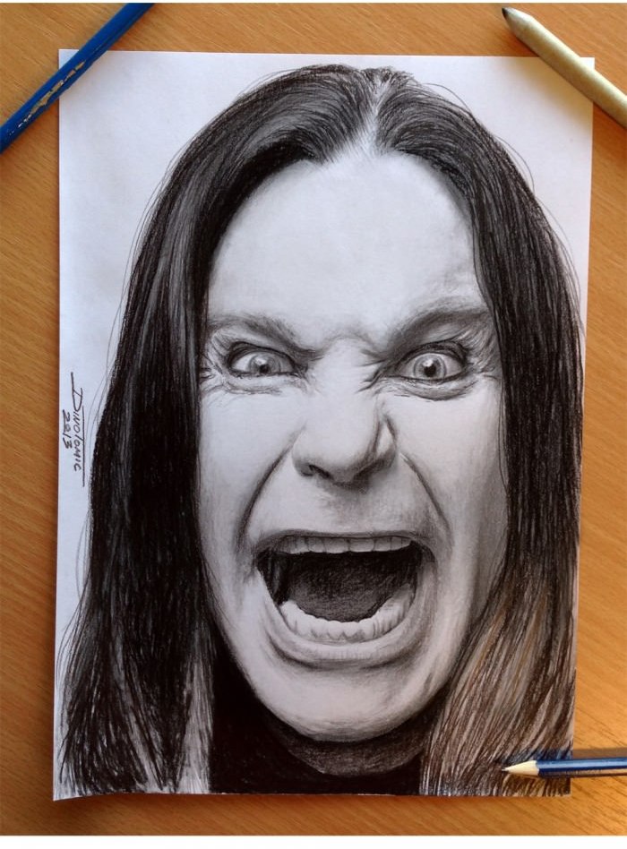 700x948, 132 Kb / рисунок, ози озборн