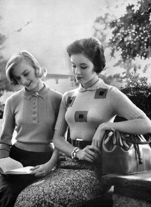 500x688, 59 Kb / студентки, модницы, 1958