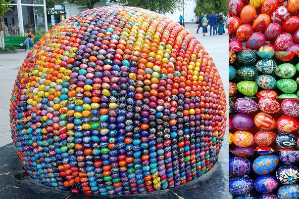 604x403, 131 Kb / яйца, писанки, скульптура, Киев, пасха, Лавра, ХВ, Украина