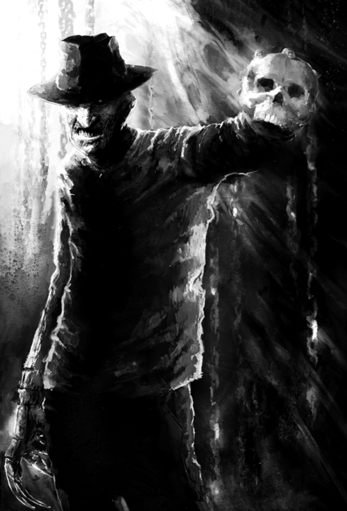 500x736, 191 Kb / череп, фредди крюгер