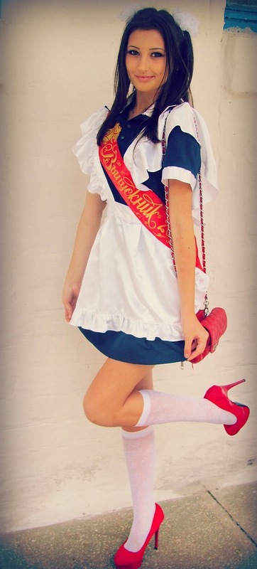 362x800, 71 Kb / школьница, форма, последний звонок