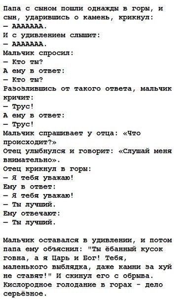 363x604, 53 Kb / горы, папа и сын, эхо