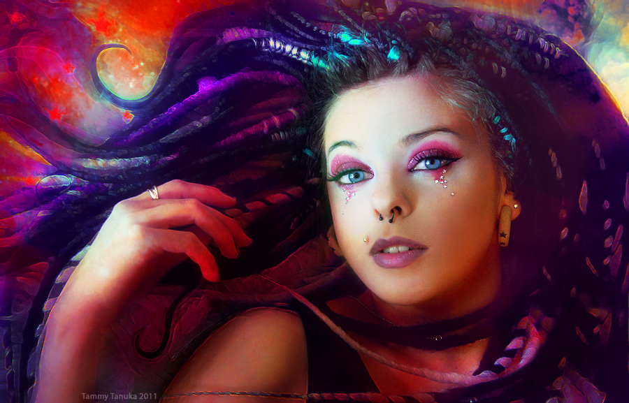 900x577, 244 Kb / портрет, яркие краски, палитра цветов