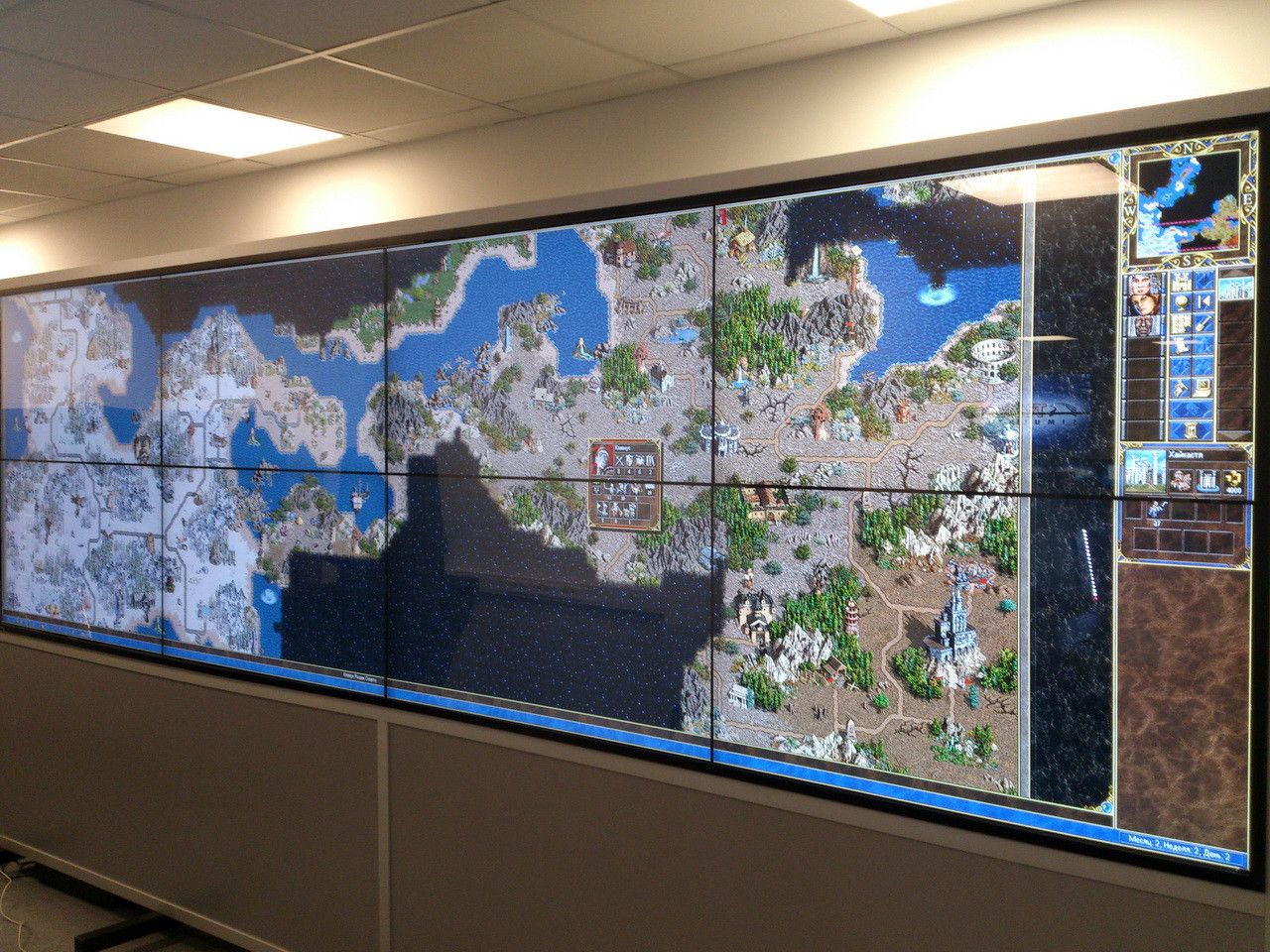 1280x960, 294 Kb / герои, игра, стена, экран