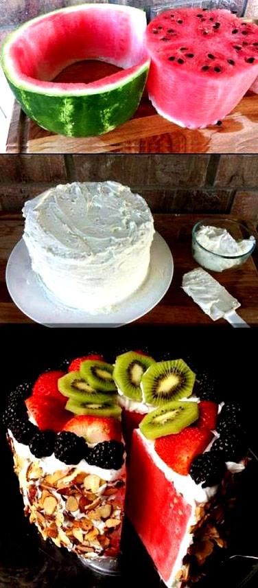 376x856, 56 Kb / арбуз, торт