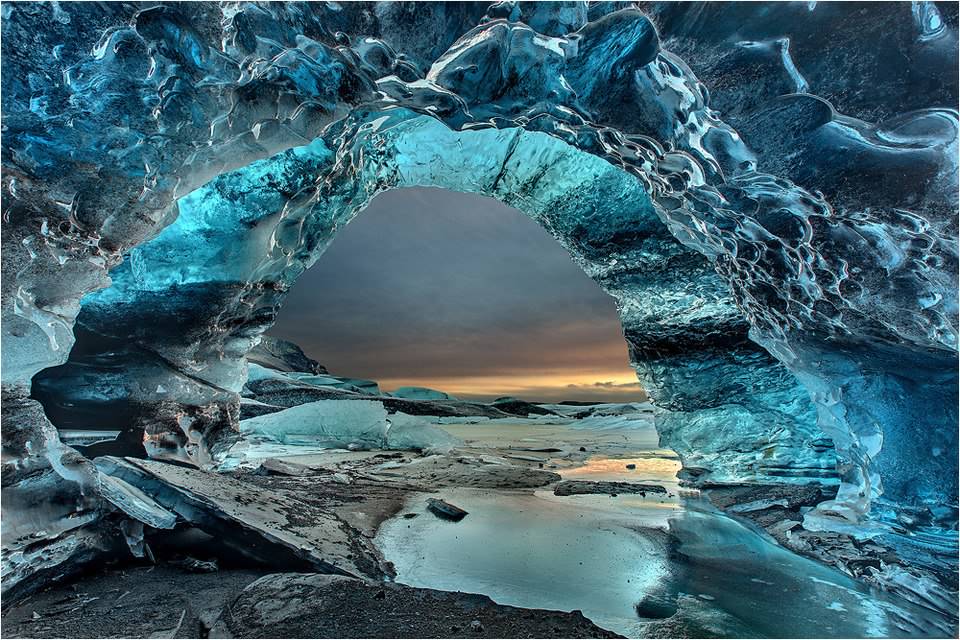 960x640, 139 Kb / лёд, арка