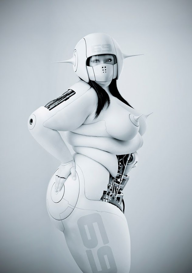 632x896, 48 Kb / робот, баба