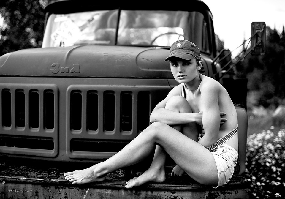 960x670, 152 Kb / зил, ч/б, кепка, звезда