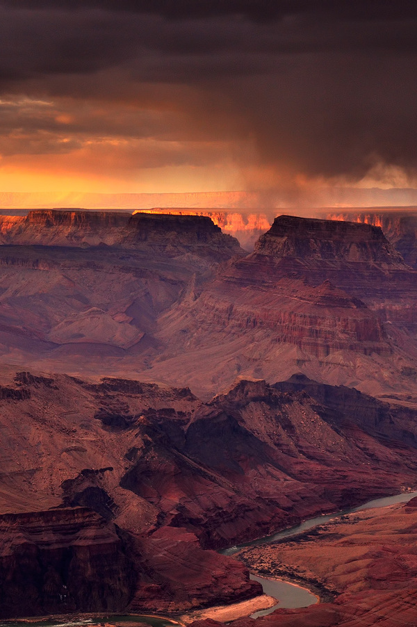 600x902, 223 Kb / каньон, закат, река