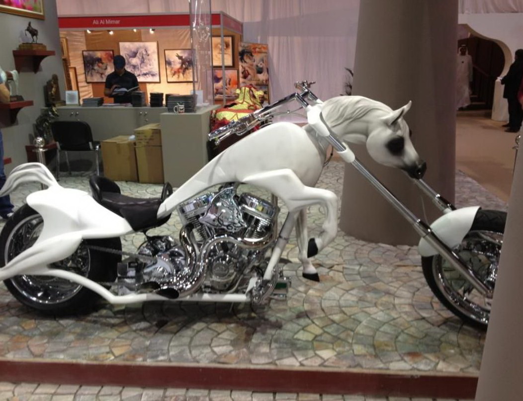 1052x807, 227 Kb / мотоцикл, конь