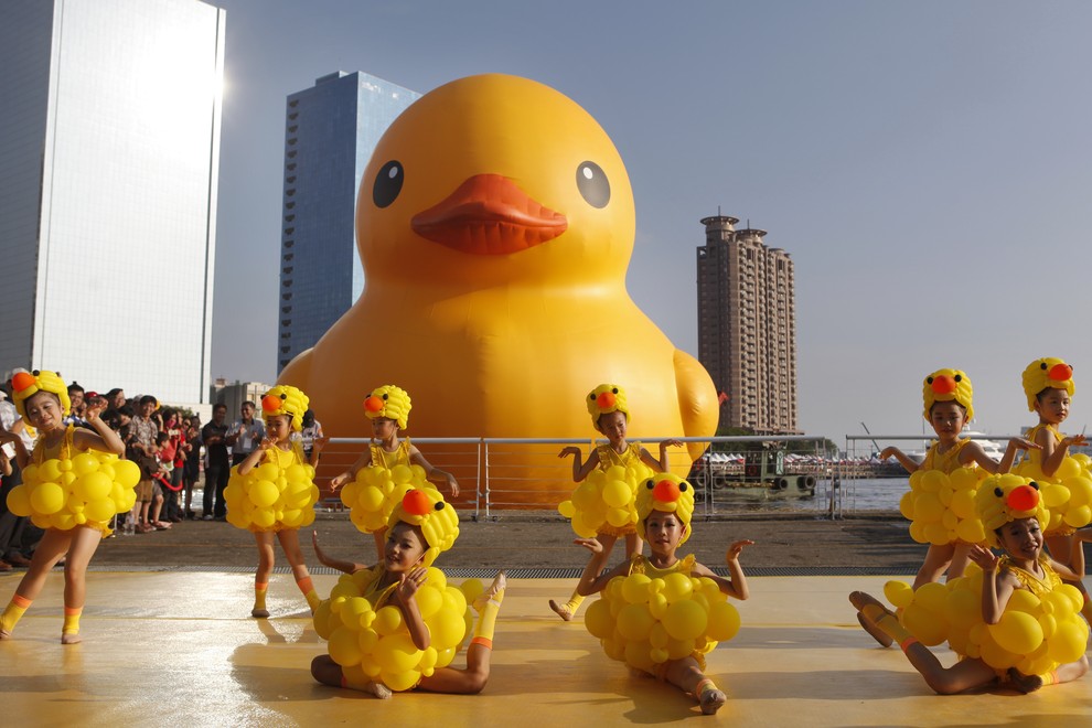 990x660, 124 Kb / утёнок, гигант, тайвань, своя атмосфера