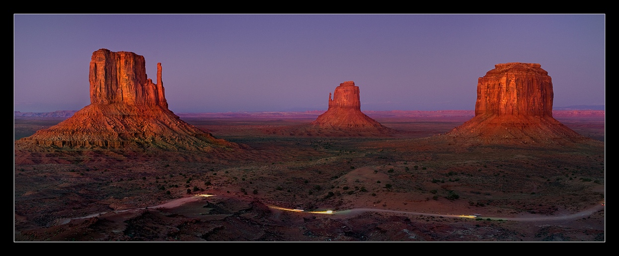 1246x516, 233 Kb / горы, скалы, пустыня, дорога, панорама