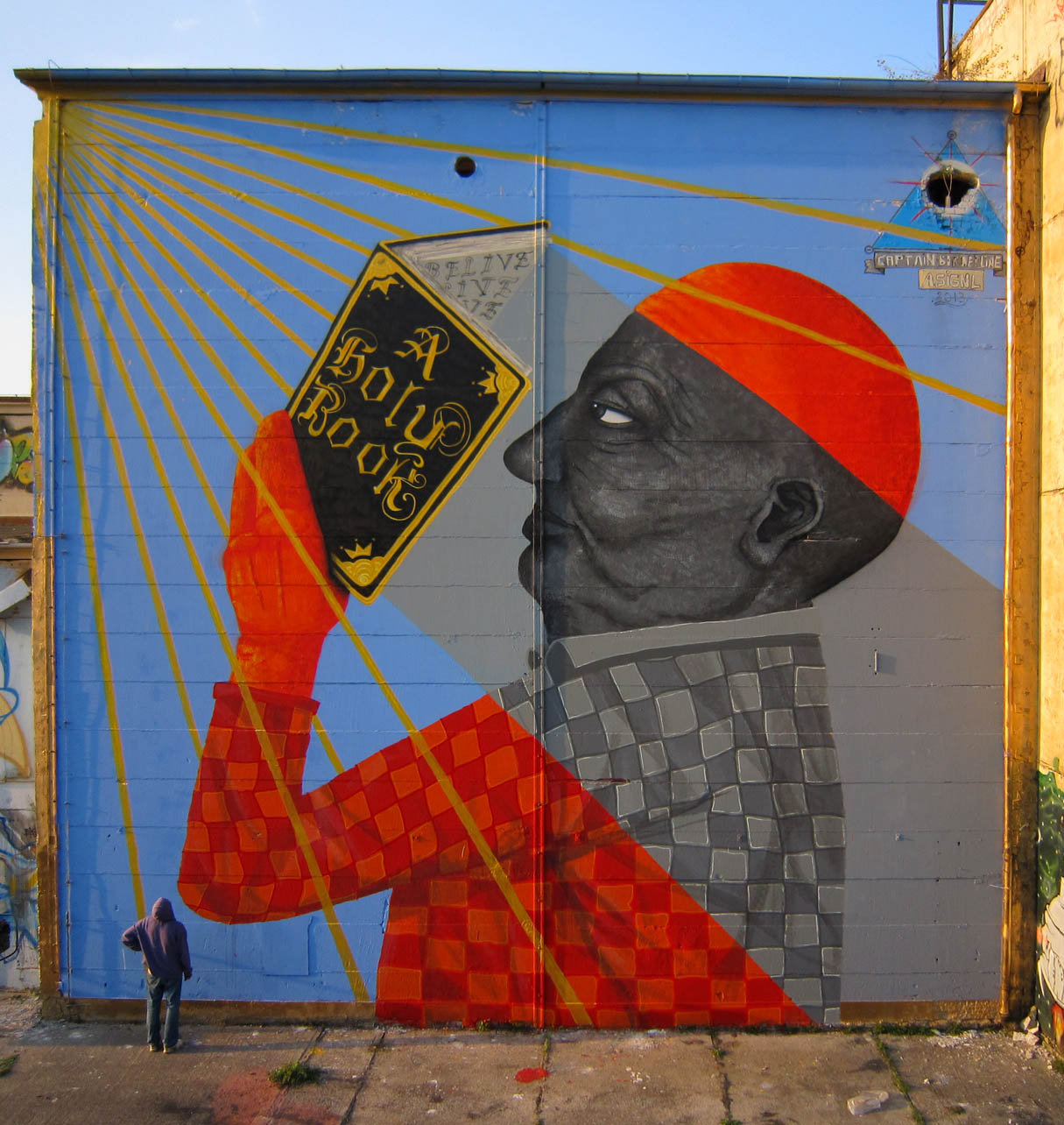 1215x1284, 275 Kb / свет, граффити, рисунок, книга