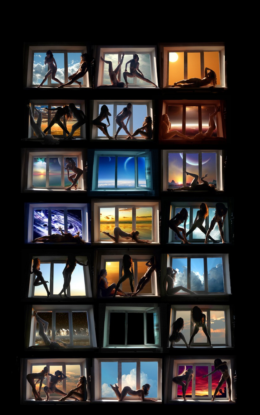 842x1345, 233 Kb / окно, коллаж