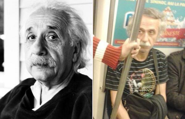 599x385, 32 Kb / Альберт Эйнштейн, метро