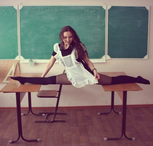 604x579, 46 Kb / парта, шпагат