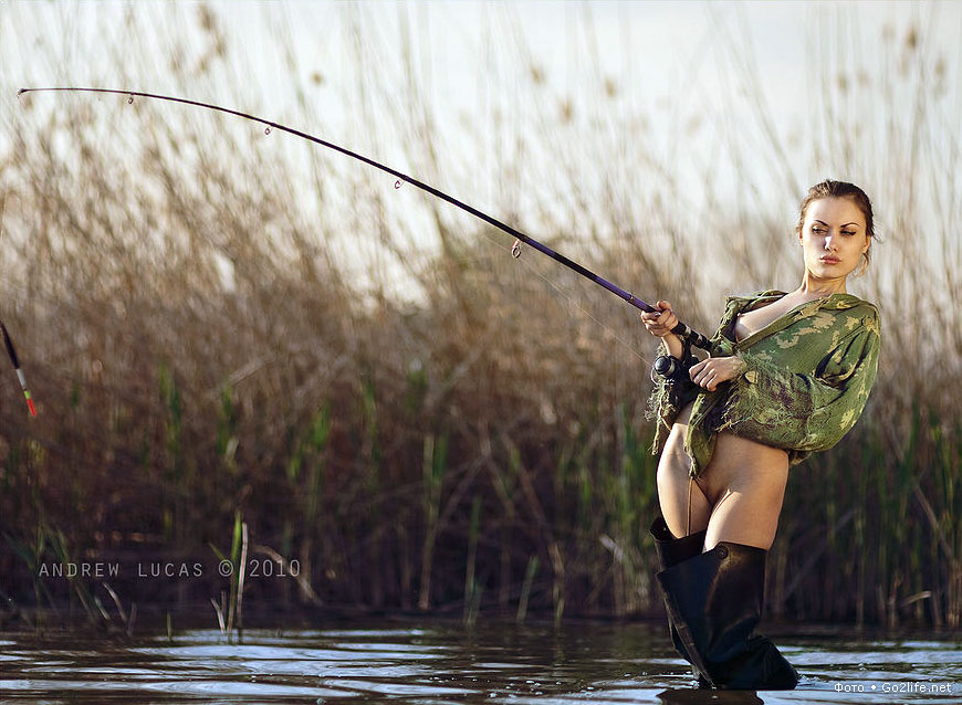870x638, 124 Kb / удочка, рыбалка, камуфляж, сапоги, ботфорты, вода