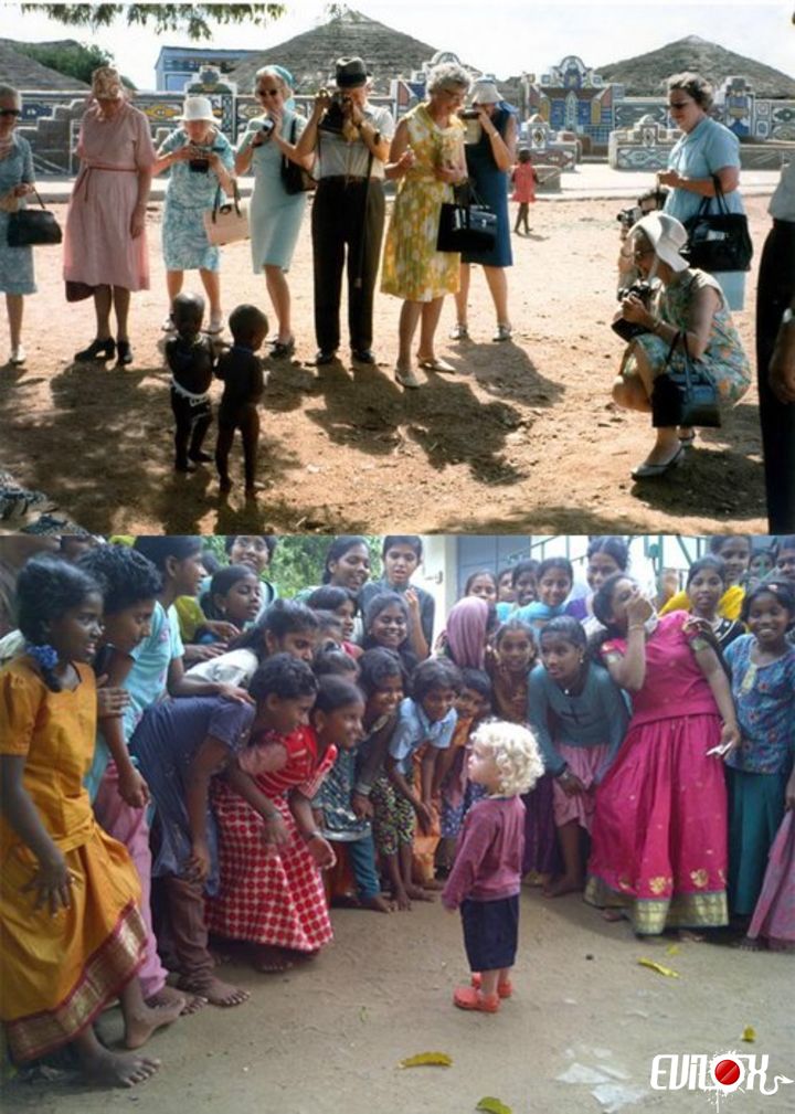 720x1009, 134 Kb / дети, негритята, европеец, диковинка