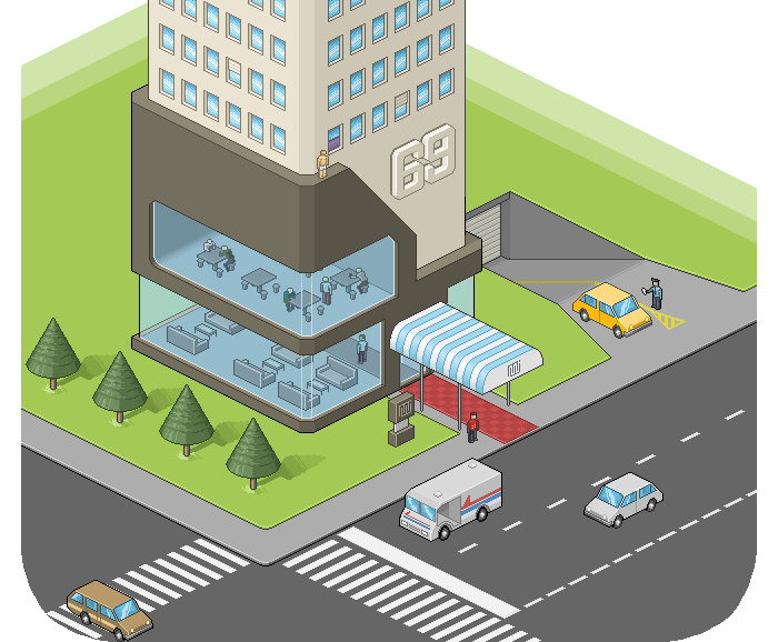 700x578, 36 Kb / небоскрёб, виртуальный, pixel art