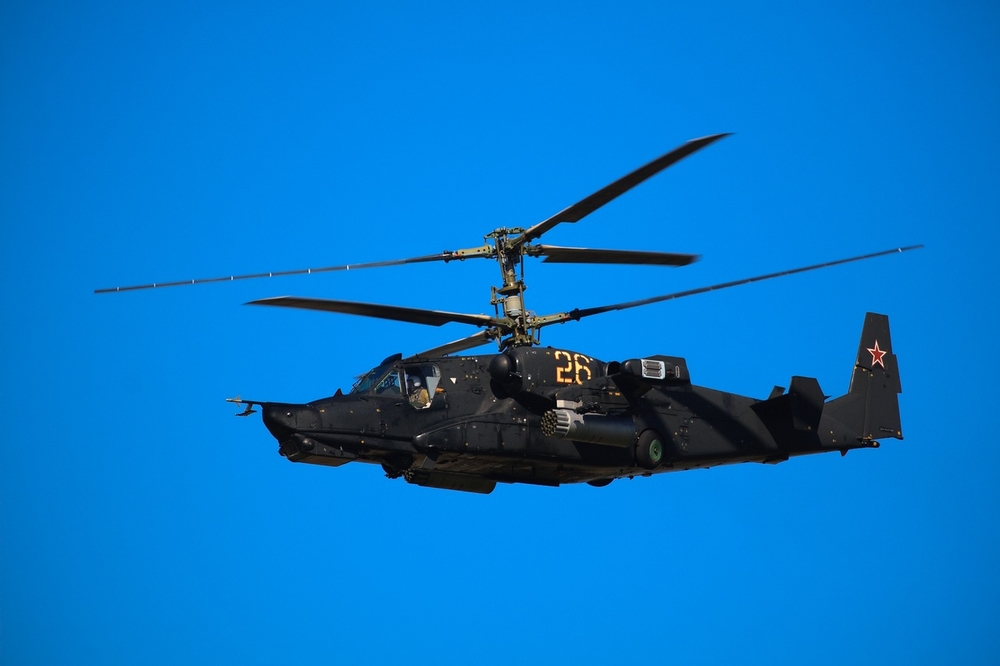 1000x666, 264 Kb / КА-50, вертолет, чёрная акула