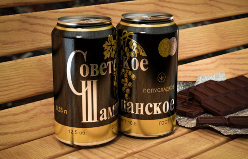 800x512, 122 Kb / шампанское, банки