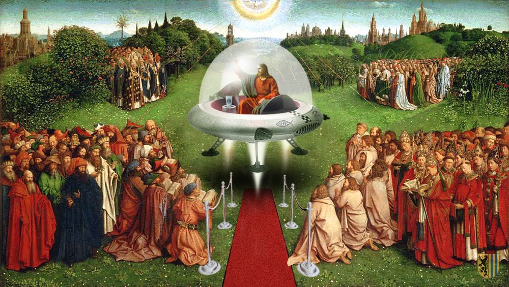 1000x565, 166 Kb / нло, иисус