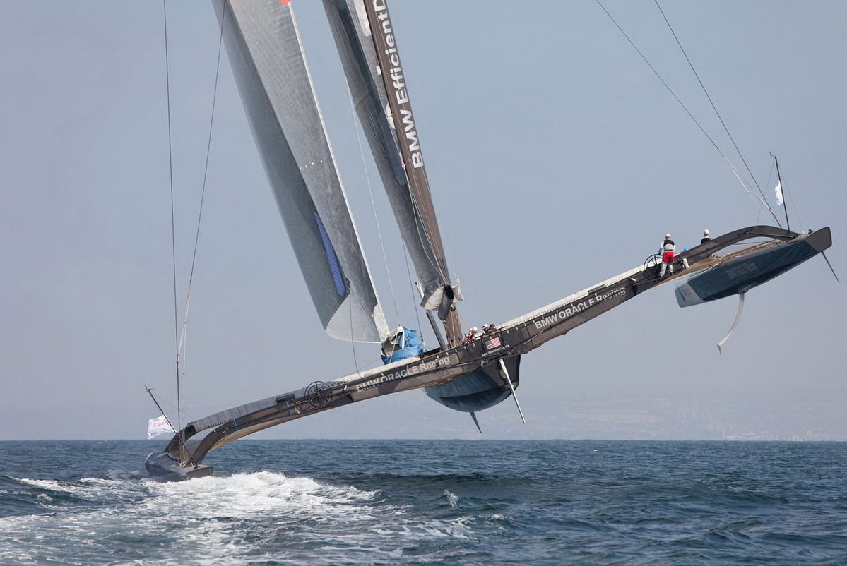 1199x802, 225 Kb / катамаран, море, вода, тримаран, океан, яхта, парус