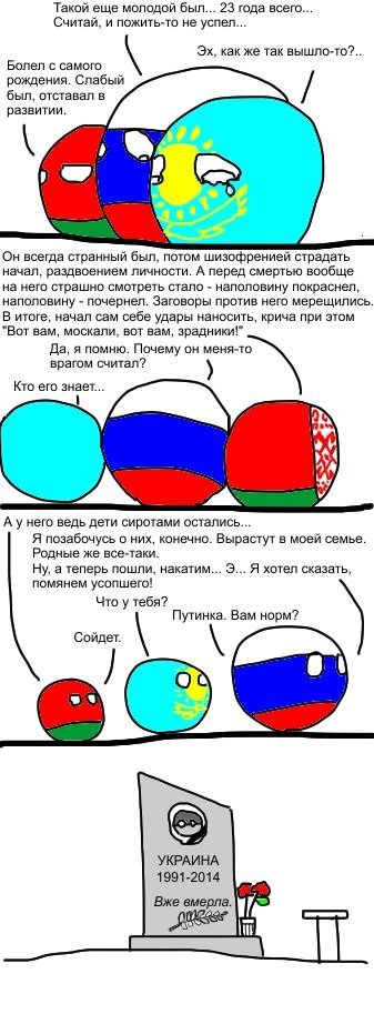 337x922, 70 Kb / комикс, колобки, Казахстан, белоруссия, Россия, Украина, политота