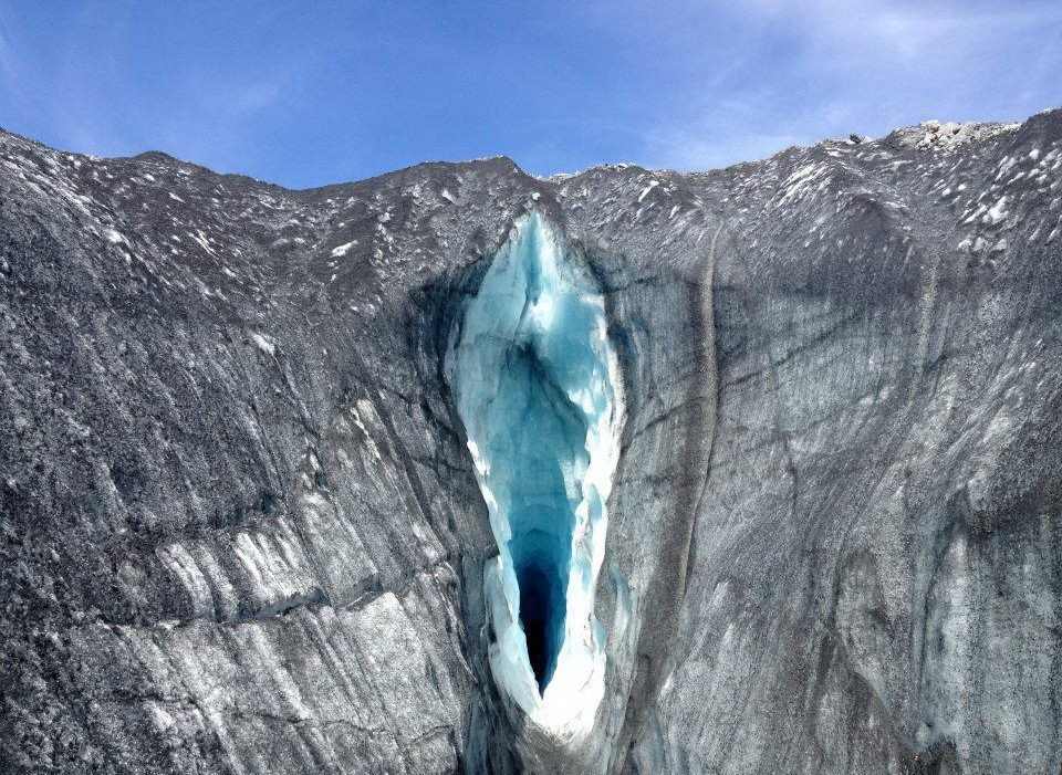 960x701, 222 Kb / скала, пещера, лед