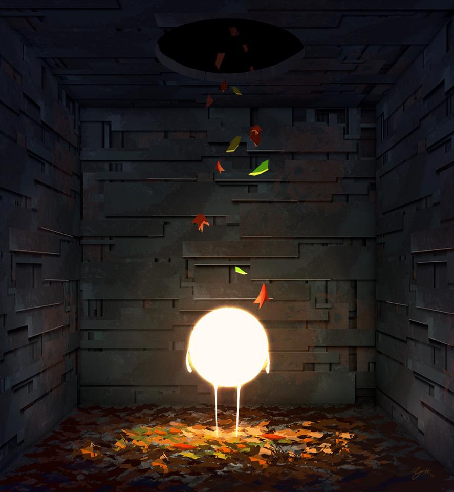 887x960, 73 Kb / белый, круг, люк, листья, лучик, вихрь