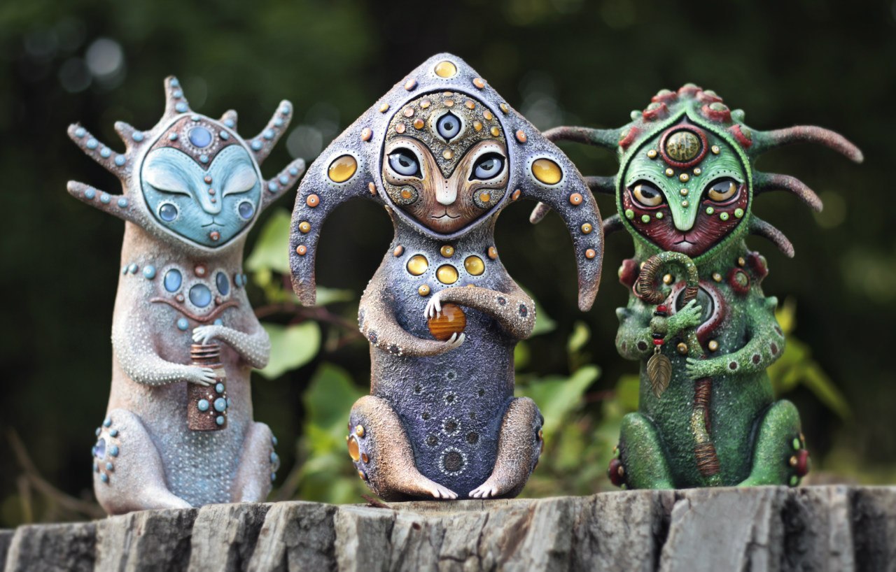 1280x818, 213 Kb / статуэтки, краказябры, пришельцы