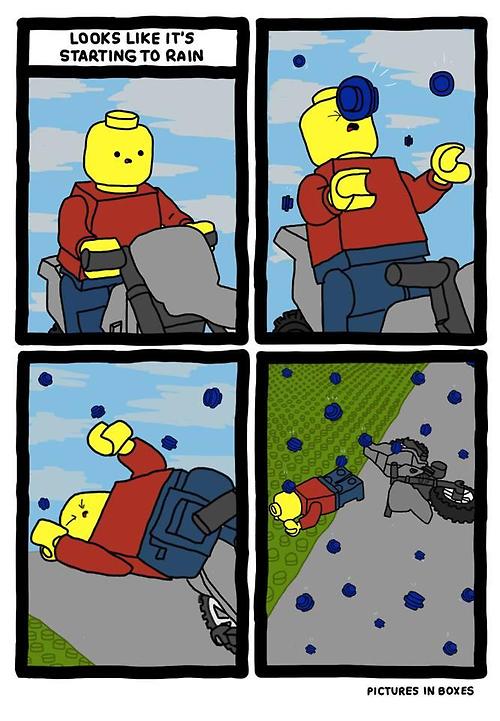 500x721, 64 Kb / лего, дождь, фейл